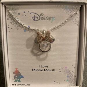 Disney Minnie Mouse Silver Necklace